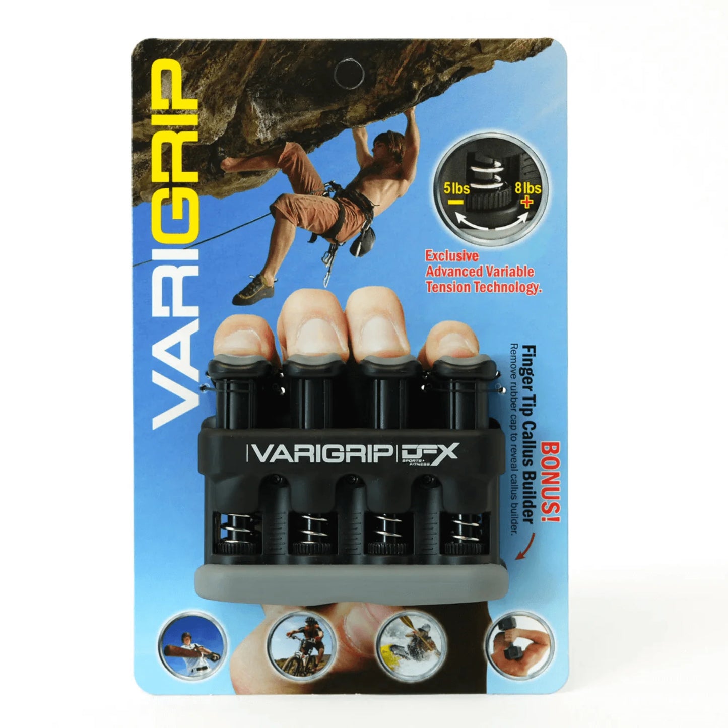 DFX Varigrip Fingertip Callus Builder - Achieve Smooth, Stronger Hands!.