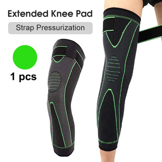 Ultimate Comfort Elastic Non-Slip Knee Pads - Pressurized Support for Running & Sports - Warm Leg Protection Sleeve.