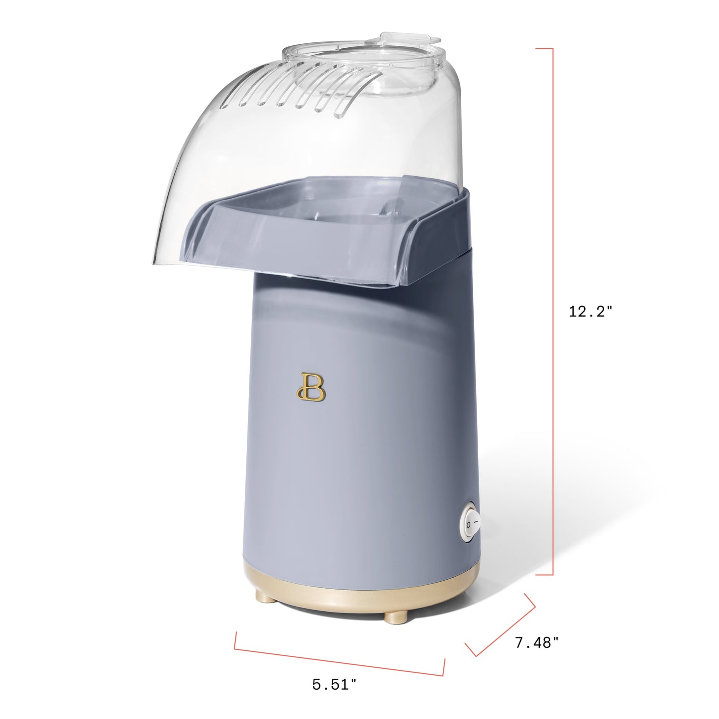 16 Cup Hot Air Electric Popcorn Maker, Cornflower Blue by Drew Barrymore.