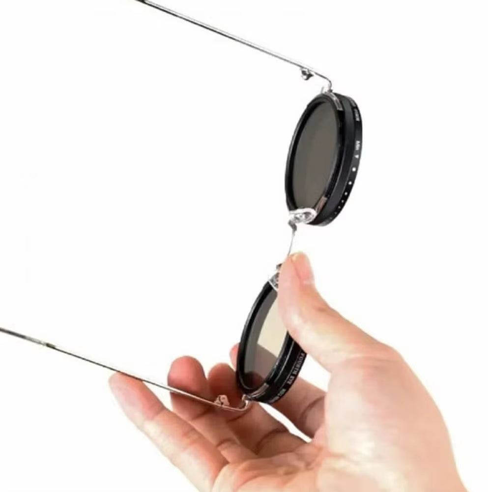 Trendy Adjustable Polarized Sunglasses with ND Filter Lenses for Men and Women - Perfect for Driving!.
