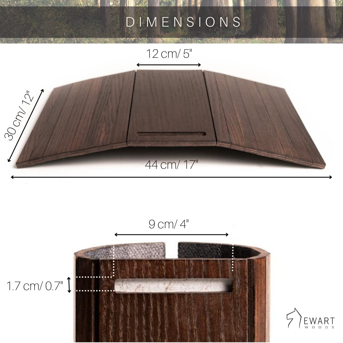 Sofa Arm Tray Table Couch Bedside Wood Coaster Coffee Cup Foldable Armrest Caddy End Protector Folding Living Room Furniture Mat Tv Chair Tables Trays with Phone Holder.