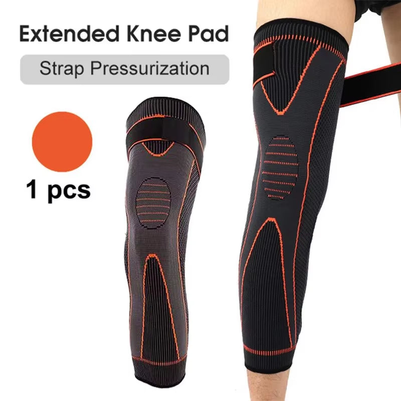 Ultimate Comfort Elastic Non-Slip Knee Pads - Pressurized Support for Running & Sports - Warm Leg Protection Sleeve.