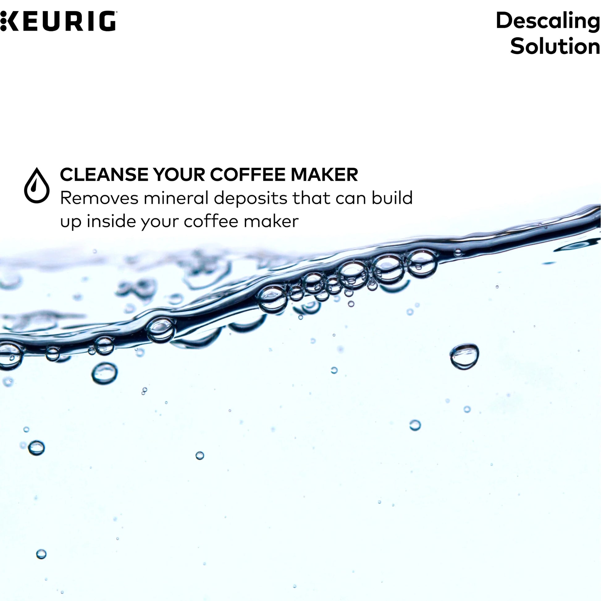 Descaling Solution for All  2.0 and 1.0 Coffee Makers.