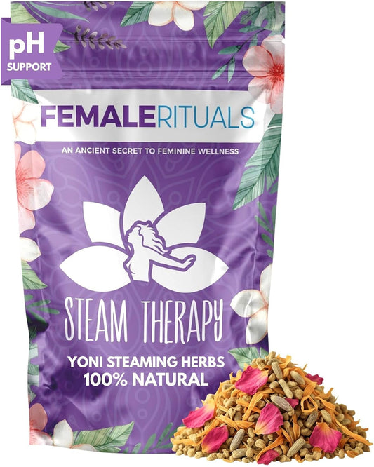Yoni Steam Herbs - 2oz Natural Blend for Detox, Menstrual Support & PH Balance - Gentle Herbal Mix for Vaginal Steaming & Cleansing.