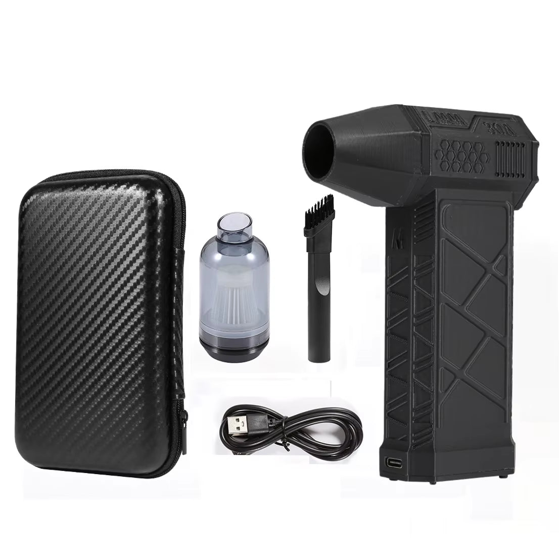 High-Speed Electric Air Blower - 130,000 RPM Mini Turbo Jet Fan for Powerful Snow Removal and Car Drying.