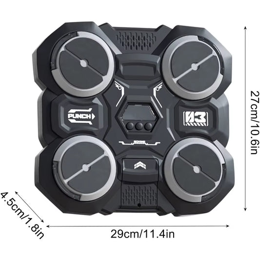 Bluetooth-Compatible Smart Music Boxing Machine for Kids - Wall Mounted Fun!.