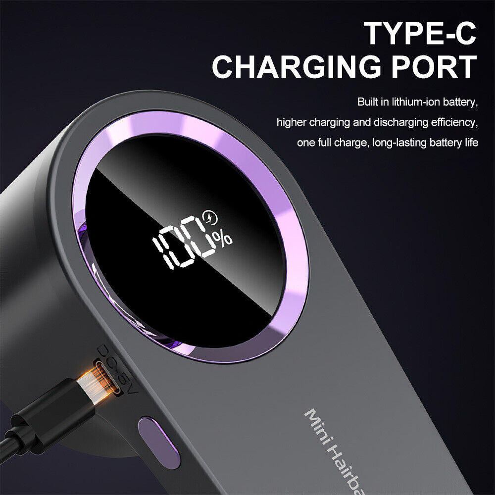 Electric Lint Remover Clothes Fabric Sweater Fuzz Shaver Recharge Power Display.